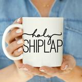 Love You A Latte Shop Holy Shiplap Coffee Mug Ceramic in Brown/White | 4.5 H in | Wayfair 543