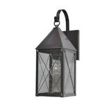 Longshore Tides Michaela 1-Light Outdoor Wall Lantern Brass in Yellow | 16.75 H x 5.75 W x 8.75 D in | Wayfair AA003A9330264318BCA8C4B014D183AB