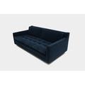 ARTLESS Up Solutions 65" Square Arm Loveseat w/ Reversible Cushions Velvet in Blue | 28 H x 65 W x 35 D in | Wayfair A-UP-TWS-6-D