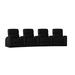 Latitude Run® Home Theater Row Seating (Row of 4) Microfiber/Microsuede in Black | 43.5 H x 160 W x 44.5 D in | Wayfair LTTN3445 44427645