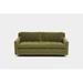 ARTLESS Up Solutions 65" Square Arm Loveseat w/ Reversible Cushions Velvet in Yellow | 28 H x 65 W x 35 D in | Wayfair A-UP-TWS-2-B