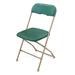 McCourt Manufacturing Series 5 Folding Chair Plastic/Resin/Metal in Brown | 38.5 H x 17.75 W x 18 D in | Wayfair 51080