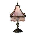 Meyda Lighting Victoria 21" Brown Table Lamp Glass/Metal in Brown/White | 21 H x 10 W x 10 D in | Wayfair 28405
