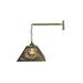 Meyda Lighting Dante 1 - Light Antique Copper Armed Sconce in Brown | 21 H x 15.5 W x 27 D in | Wayfair 110131