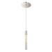 Modern Forms Magic 1 - Light Single Cylinder LED Pendant Crystal in Gray | 11.8 H x 2 W x 2 D in | Wayfair PD-35601-PN
