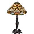 Meyda Lighting Middleton 26" Table Lamp Glass/Metal in Brown | 26 H x 16 W x 16 D in | Wayfair 144901