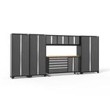 NewAge Products Bold Series 7 Piece Complete Garage Storage System in Gray | 77.25 H x 174 W x 18 D in | Wayfair 50506