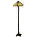 Meyda Lighting Parker Poppy 62" Floor Lamp Metal in Black/Brown | 62 H x 23 W x 23 D in | Wayfair 138127