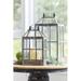 Alcott Hill® 2 Piece Metal Tabletop Lantern Set Metal in Gray | 31.5 H x 10 W x 15 D in | Wayfair B398F2CBECBE4603B7CC4DC4DCF7D3CB