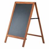 MT Displays Free Standing Chalkboard Wood in Brown/Yellow | 31.5 H x 19.7 W x 25.2 D in | Wayfair UWSR110068X2000