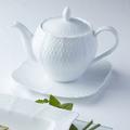 Noritake Cher Blanc Small Tea Pot, 17 oz. Porcelain China/Ceramic in White | 4.25 H x 6.75 W x 6.75 D in | Wayfair 1655-443T