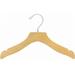 Only Hangers Inc. Wooden Wavy Top Nursery Hanger for Dress/Shirt/Sweater Wood/Metal in Brown | 8 H x 12 W in | Wayfair NH800-100