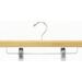 Only Hangers Inc. Wooden Pant/Skirt Hanger w/ Clip for Skirt/Pants Metal in Brown | 7 H x 14 W in | Wayfair NH300-100