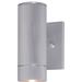 Orren Ellis Moonsu Outdoor Armed Sconce Aluminum/Metal in Gray | 7.75 H x 5 W x 4 D in | Wayfair ORNE3114 41927063