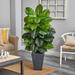 Orren Ellis 60" Artificial Foliage Plant in Planter Silk/Ceramic/Plastic | 60 H x 27 W x 25 D in | Wayfair 538610D1517942C2AEEE334B703C20EE