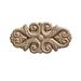 Ornamental Mouldings Birch Acanthus 2.75" H x 5.5" W x 0.22" D Onlay Scroll Wood in Brown | 2.75 H x 5.5 W x 0.0087 D in | Wayfair 3322PKWHW