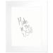 Orren Ellis Satin Wall Mounted Dry Erase Board Manufactured Wood in Brown/White | 48 H x 0.75 D in | Wayfair OREL6031 41152090