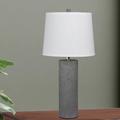 17 Stories Benayas 26" Table Lamp Ceramic/Linen in Gray/White | 26 H x 13 W x 13 D in | Wayfair ORNE8356 44226796