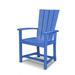 POLYWOOD® Quattro Adirondack Dining Chair in Blue | 38.5 H x 24.75 W x 23.5 D in | Wayfair QLD200PB