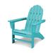 POLYWOOD® Vineyard Adirondack Chair in Blue | 36.25 H x 29.25 W x 32.81 D in | Wayfair AD400AR