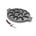 Outset 2 Piece Oyster Lover Grill Set in Brown/Gray | 16.25 H x 20.25 W x 4.5 D in | Wayfair 76469