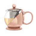 Pinky Up Shelby 0.75-Qt. Glass Teapot pinkGlass | 6.25 H x 6.25 W x 4.25 D in | Wayfair 5046