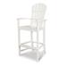POLYWOOD® Palm Coast Outdoor Bar Chair Plastic in White | 52.75 H x 24 W x 24.75 D in | Wayfair HND202WH
