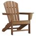 POLYWOOD® Palm Coast Adirondack in Brown | 37.5 H x 29.75 W x 33.5 D in | Wayfair HNA10-TE