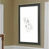 Rayne Mirrors Wall Mounted Dry Erase Board Wood in Black/Brown/White | 64 H x 22 W x 1.25 D in | Wayfair W58/18.5-60.5