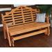 Rosecliff Heights Coury Outdoor Glider Bench in Brown | 41 H x 52 W x 27 D in | Wayfair 8E5316B9ECD44C7A9507D0E93AE63650