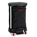 Rubbermaid Commercial Products Laundry Hamper Bag Plastic/Fabric in Black | 29.25 H in | Wayfair FG635000BLA