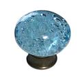 Shabby Restore 1 1/2" Diameter Round Knob Crystal & Glass/Metal in Blue | Wayfair G10-oil