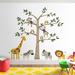 Viv + Rae™ Digirolamo 35 - Piece Set Wall Stickers/Decal Vinyl in Gray/Yellow/Brown | 88 H x 95 W x 0.01 D in | Wayfair