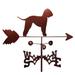 SWEN Products Rivas Bedlington Terrier Weathervane Metal/Steel in Brown/Gray | 30 H x 21 W x 15.5 D in | Wayfair 1209-Flat