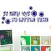 Sweetums Wall Decals So Many Toys So Little Time Wall Decal Vinyl in Blue | 18 H x 48 W in | Wayfair 1387navy