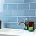 Bond Tile Magnitude Echo Gris 4" x 8" Polished Ceramic Subway Tile Ceramic in Blue | 8 H x 4 W x 7.5 D in | Wayfair EXT3RD100783