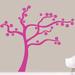 Sweetums Wall Decals Blowing Flower Tree Wall Decal Vinyl in Pink | 54 H x 60 W in | Wayfair 2516HotPink