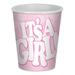 The Beistle Company It's A Girl Paper Disposable Cup in Pink/White | Wayfair 58216