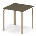 Telescope Casual Robinett Plastic/Resin Outdoor Side Table Plastic/Metal in Brown | 19.5 H x 18 W x 18 D in | Wayfair 510DP4002