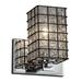 17 Stories Astor 1-Light Armed Sconce Metal in Gray | 7.75 H x 7 W x 5.75 D in | Wayfair STSS1263 38920315