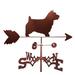 SWEN Products Rivas Norwich Australian Terrier Dog Weathervane Metal/Steel in Brown/Gray | 30 H x 21 W x 15.5 D in | Wayfair 1254-Flat