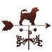 SWEN Products Rivas Portuguese Water Dog Weathervane Metal/Steel in Brown/Gray | 30 H x 21 W x 15.5 D in | Wayfair 1259-Side