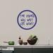 Sweetums Wall Decals The Dishes Will Wait Life Won't Wall Decal Vinyl in Blue | 22 H x 22 W in | Wayfair 1827Navy