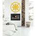 The Decal Guru North Star Compass Wall Decal Vinyl in Yellow/Brown | 38 H x 38 W in | Wayfair 1755-WALL-02-04