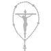 The Decal Guru Rosary Crucifix Wall Decal Vinyl in Gray | 30 H x 15 W in | Wayfair 1737-WALL-01-28