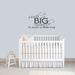 Sweetums Wall Decals Such a Big Miracle Such a Little Boy Wall Decal Vinyl in Black | 22 H x 36 W in | Wayfair 2686dkgray