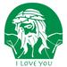 The Decal Guru Jesus Loves You Wall Decal Vinyl in Green | 60 H x 55 W in | Wayfair 1722-WALL-02-12