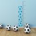 The Decal Guru Soccer Growth Chart Wall Decal Vinyl in Blue | 72 H x 20 W in | Wayfair 1936-WALL-01-18