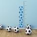 The Decal Guru Soccer Growth Chart Wall Decal Vinyl in Blue | 72 H x 20 W in | Wayfair 1936-WALL-01-17