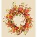 The Holiday Aisle® Twig 18" Styrofoam Wreath in Orange | 18 H x 18 W x 4 D in | Wayfair THLA3489 39883995